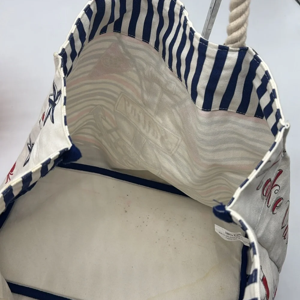 Brighton Sailing Canvas Large Tote Bag TOT7405
